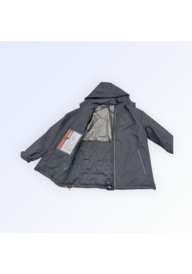 F2.siyah..yeni Sezon Erkek Mont Hafif Dolgu, Şehir Stili Siyah