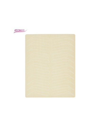 Gajeena Profesyonel Mikroblading Eğitim Derisi - 10 Çift Kaş Şekilli, Çift Taraflı Kullanım