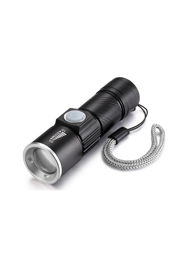 Sones Usb Ultraviyole El Feneri Yeşim Tanımlama Floresan Dedektörü Siyah 365nm Siyah