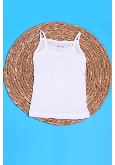 Breeze Kız Çocuk Atlet 1-11 Yaş, Ekru-ekru Ekru