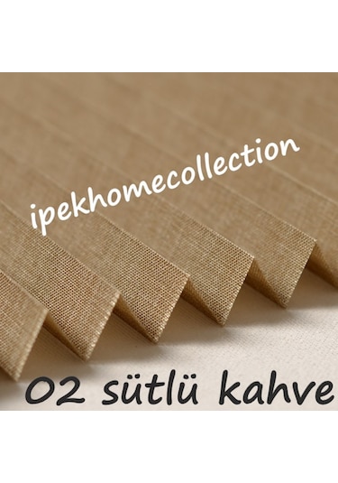 Cam Balkon Plise Perde Keten Serisi Vip 4 Renk, Alüminyum Kasa (442389875)