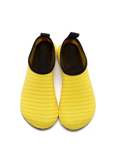 Geeroyoo Plaj Ve Yoga İçin Su Geçirmez Spor Ayakkabı - Sarı, 48-49 Beden, Rahat Ve Çıplak Ayak Hissi Sunar Sarı