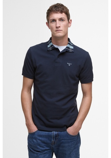 Barbour Trematon Tailored Fit Polo Yaka Ny91 Navy Lacivert