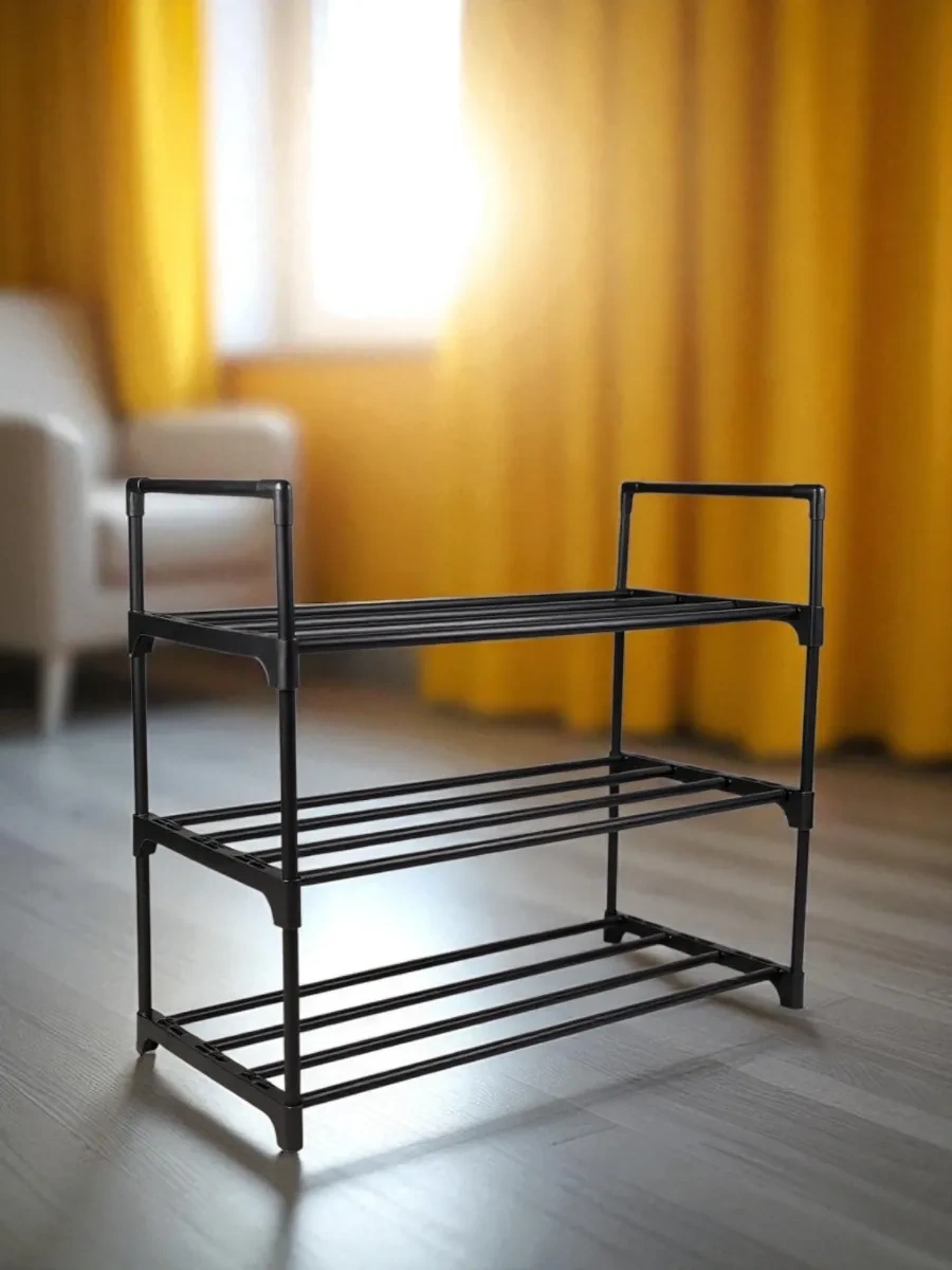 Topperr Antre İçin Metal Dar Ayakkabı Rafı. 370848746 Siyah