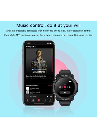 Mufunye Fd68 Akıllı Spor Saati 1.44" Ips Ekran