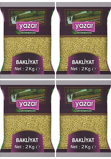 Yazar Yeşil Mercimek 4 x 2 KG