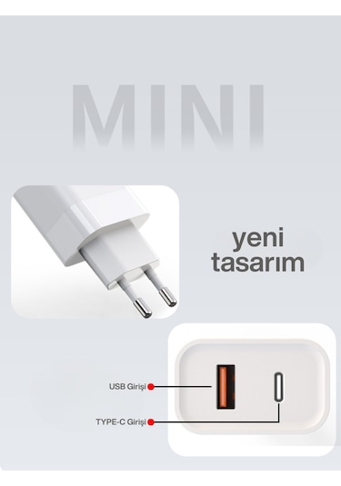 Apple Uyumlu iPhone iPad 15 16 17 Pro Plus Max 45w Type c Pd Usb a Şarj