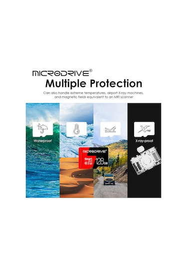 Monyee 32gb/64gb/128gb/256gb Micro Sd Kart, Yüksek Hızda Okuma/yazma, Geniş Cihaz Uyumluluğu, Adaptör Dahil