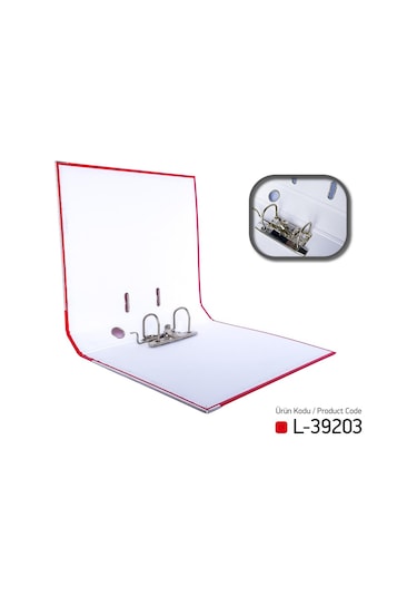 Laçin Klasör Kırmızı Dar 30 Adet 1 Koli