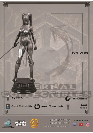 Star Wars Darth Talon Figür Işıklı