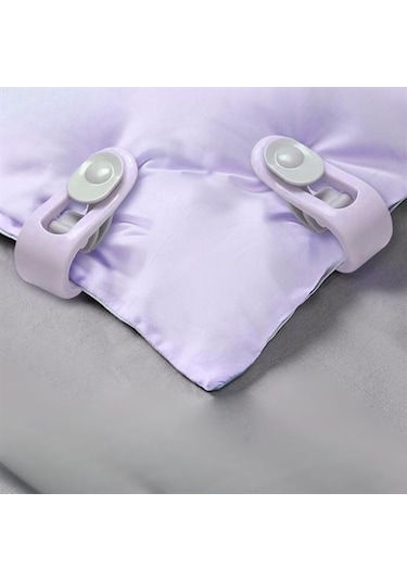 Ams Net 4 Adet İğnesiz Yorgan Çarşaf Ve Perde Tutucu Sabitleyici Kaydırmaz Örtü Düzenleyici Klips Çok Renkli