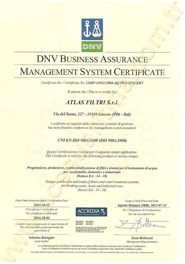 Atlas 10 İnç Kartuş Filtre için Tekli Filtre Kabı