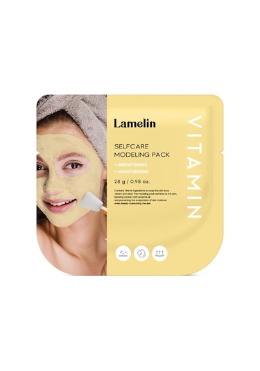 Lamelin Aydınlatıcı ve Canlandırıcı Tek Kullanımlık Modelling Maske Seti Lamelin Modelling Pack
