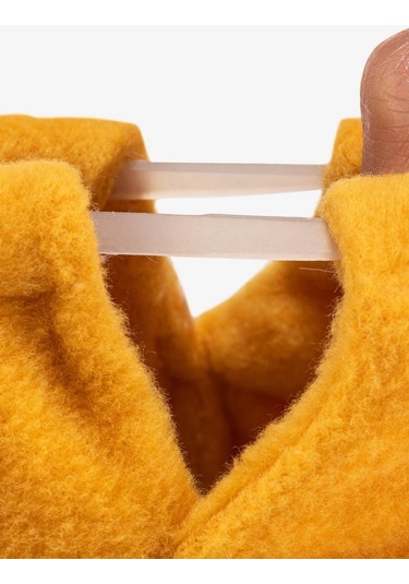 Hopfrög Kids Polar Fleece Sarı Polar Barefoot Patik Sarı