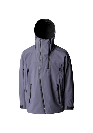 Isaora Asym Jacket Erkek Dark Grey Shell Jacket Isr7010-drg Gri