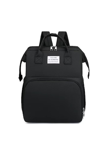 Jzcat 2024 Yeni Taşınabilir Katlanabilir Bebek Çantası -siyah Siyah