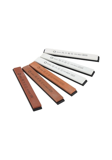 Mutfak Bıçak İçin 6 Adet Profesyonel Bileme Taş Bileyici Seti