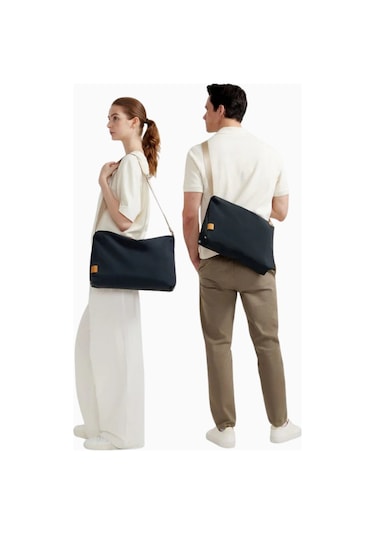 Lojel Niru City Shoulder 13l Unisex Omuz Çantası Indigo Lacivert