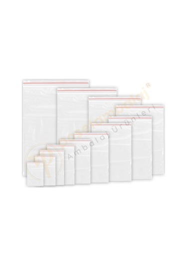 8x10 Cm. Kilitli Torba 100 Adet