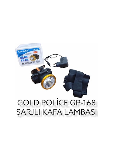 Gp-168 Gold-Police Pilli Kafa Feneri