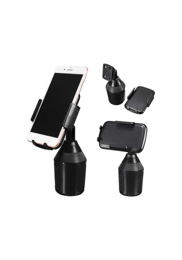 Araba Araç İçi Telefon Tutucu Bardaklık Girişi İçin Uyumlu Güvenli Sürüş, Otomatik Mekanizma Sistemi