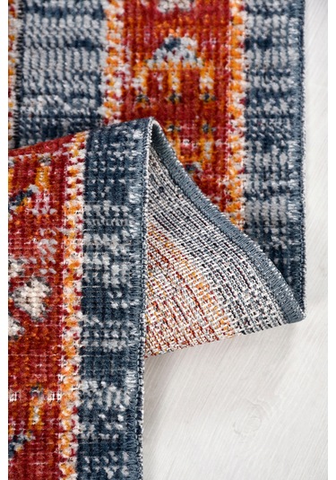 Arkaik Halı Koleksiyonu Zamansız Dokulu Desen, Tozumaz, Kolay Temizlik, İnce Form Renkli