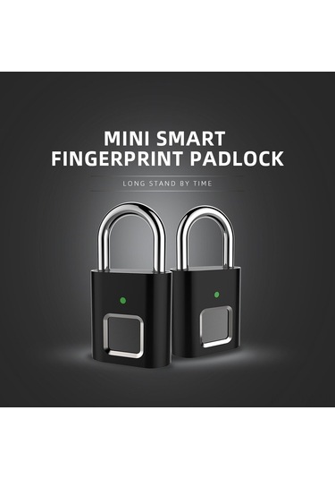 Jokmae Mini Parmak İzi Kilidi - Çanta/çekmece, 1sn Açılış
