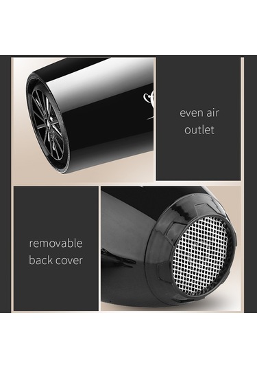 Farklı Başlıklı Saç Kurutma Makinesi 1599w Profesyonel 2 Hız Ve 3 Isı Ayarı Ev,