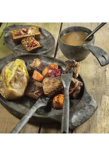 Kupilka Cutlery Çatal Bıçak Seti Siyah Std Çok Renkli