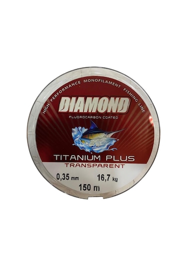 Bauer Diamond Titanium Plus 0.35 Mm 150 Mt Misina - Renk: Gri 16.7 Kg