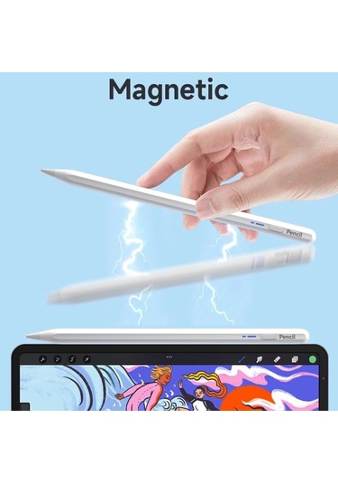 Bp16 Cep Telefonu / Tablet Evrensel Aktif Kapasitif Stylus Kalem Beyaz