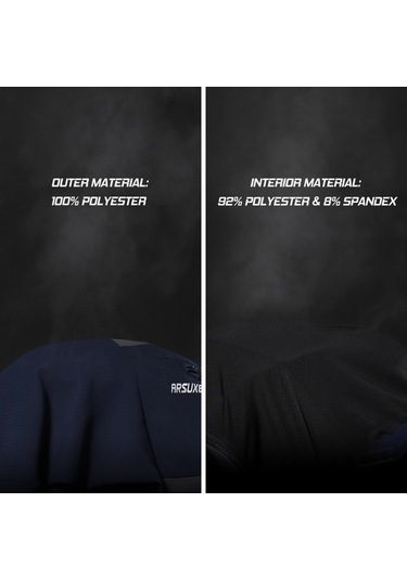 Arsuxeo 2 In 1 Cepli Yastıklı Bisiklet Şortu Erkekler Bisiklet Xl Mavi