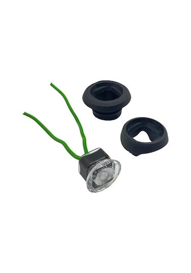 Frıstom 12v-24v Göz-ayna Altı-gündüz Sürüş Lambası Led Yeşil Çap:20 Mm E9