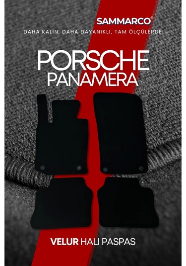 Porsche Panamera 2011 Halı Paspas Velur Paspas Kumaş Paspas Oto Paspas