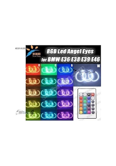 Bmw E46 Multıcolor Angel Halka 16 Renk Uzaktan Kumandalı N11.258