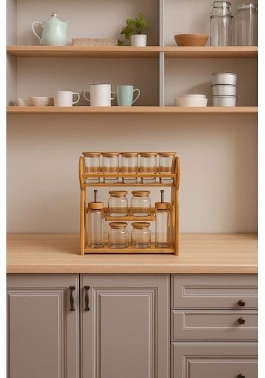 Bambum Layla - 12 Parça Mutfak Seti Şeffaf