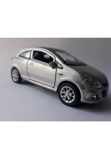 Opel Corsa Opc Metal Araba Dıecast Koleksiyon Metalik Gri