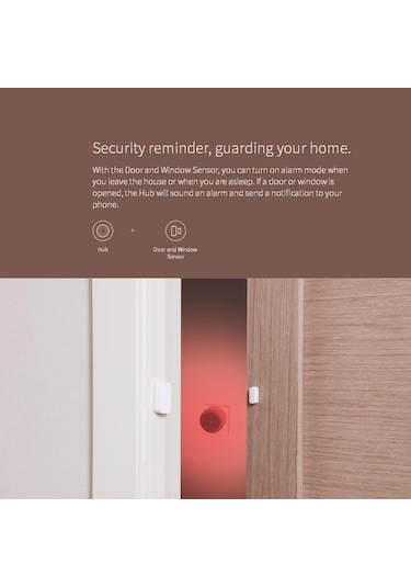 Singree Akıllı Ev Aqara Kapı Ve Pencere Sensörü - 2 Adet, Beyaz, Uzun Ömürlü Pil, Kolay Kurulum, App Bağlantılı Beyaz