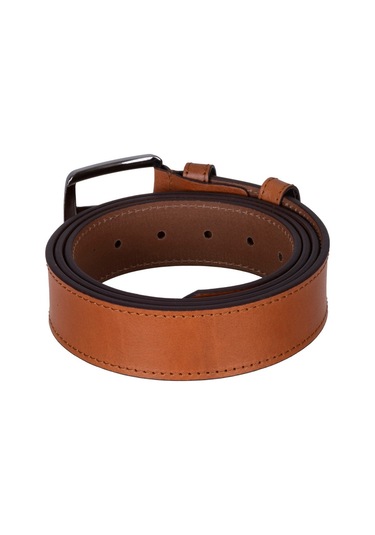 Wolfen Klasik Erkek Deri Kemer Çok Renkli