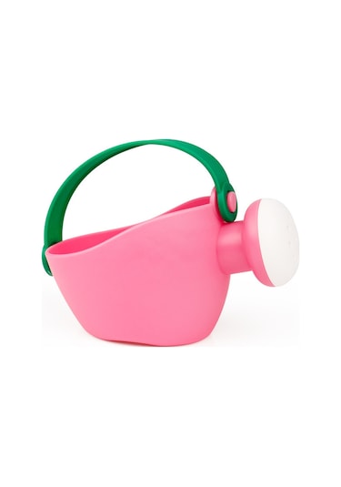 Kosona Çocuklar İçin Eğitici Sulama Kova Oyunu - Plastik Renkli Bahçe Ve Plaj Oyuncağı Pembe Vazo + Yeşil Kollü Pembe - Yeşil