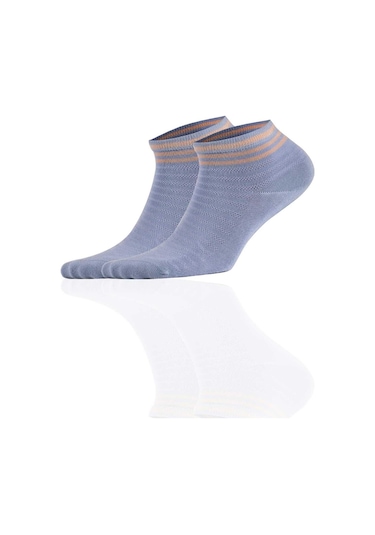 Aytuğ Kadın Bambu Soket Çorap 5 Çift Özel Kutulu, 5 Renk 34018 Renkli Çok Renkli
