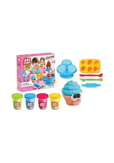 Art Craft Cupcake Oyun Hamuru Seti