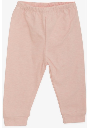 Breeze Kız Bebek Pijama Takımı Çiçek Desenli Tavşancık Baskılı 4 Ay-1 Yaş, Sarı-sarı Sarı