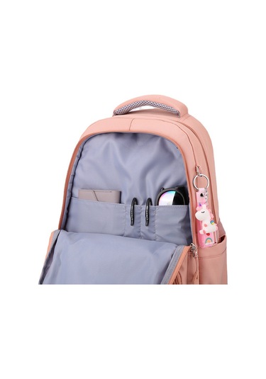 Jeemson Kadınlar İçin Su Geçirmez Nylon Sırt Çantası - 15.6" Laptop Uyumlu, Büyük Kapasite, Okul/seyahat Çantası Siyah Çok Renkli