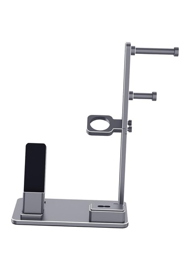 Homyl 6 In 1 Alüminyum Şarj Standı Watch 1/2/3 Için Gri Tarif Edildiği Gibi