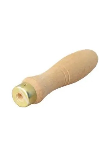 Ahşap Eğe Sapı - Düz Geniş Ağızlı