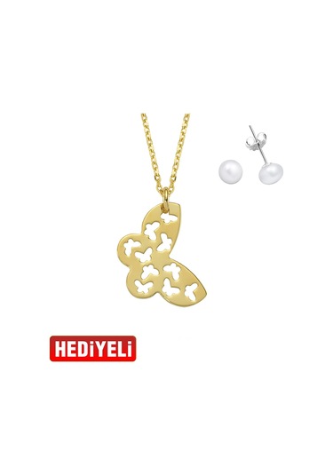 Kelebek Altın Kolye Ucu As1420Gkl Altınsepeti