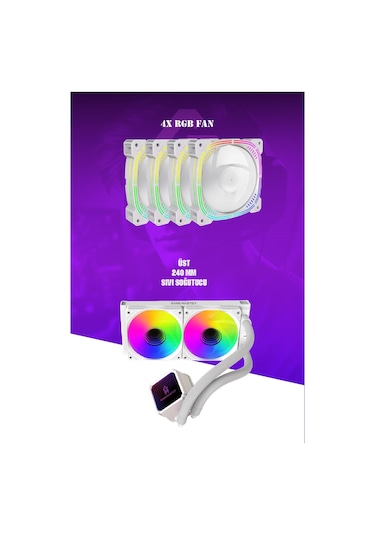 Game Master Hydra 5060 i5-12400F 16 GB 512 GB M2 SSD RTX5060 Free Dos Masaüstü Oyuncu Bilgisayarı