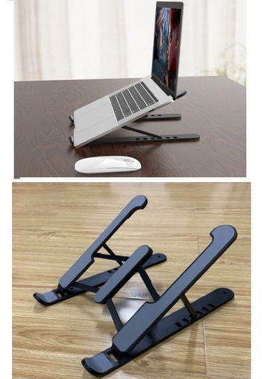 Periboia Katlanabilir Laptop Standı - Kaydırmaz Kademe Ayarlı Lap