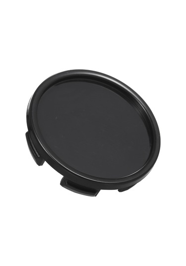 Ranyeek 4 Adet 55mm Abs Araba Tekerlek Merkezi Kapakları, Siyah Renk, Modifikasyon İçin Uyumlu